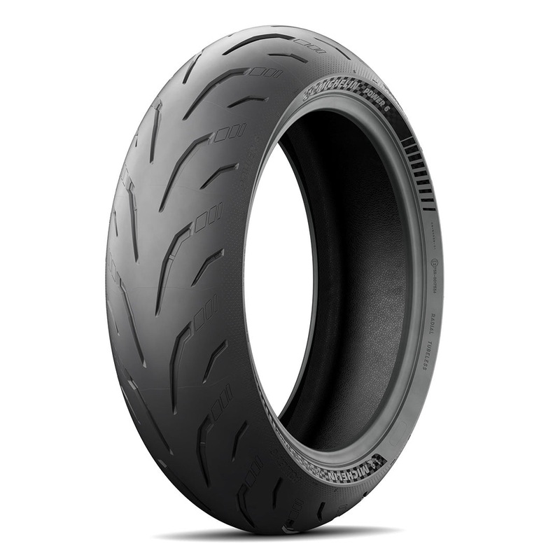 160/60-17 ZR Radial 69W Power 6 Tyre TL Rear Michelin (M1716060P6R)