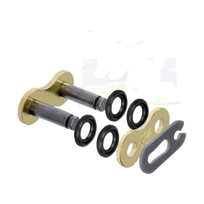JT 428HRO Chain Connecting Links 428HRO Gold/Black O-Ring  Chain Clip Link JT