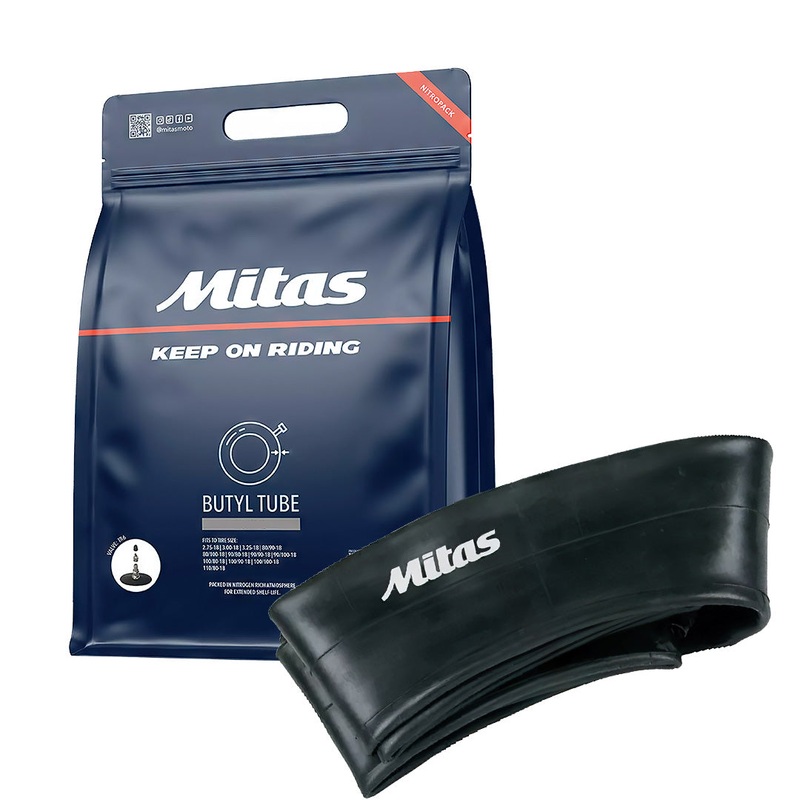 MITAS Inner Tube – Ultra Heavy Duty (4mm) 100/100-18 – 140/80-18 Ultra HD Tube 4mm TR6 Mitas