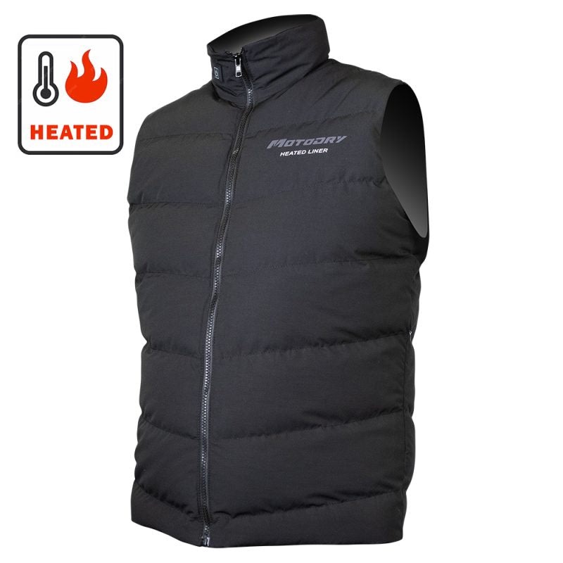 MOTODRY Ladies Heated Vest 10 Heated Vest Ladies Black Motodry