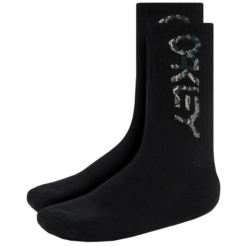 Oakley B1B Socks 2.0 (3 Pack) M B1B Socks 2.0 (3 pack) fits US 9-11 / EU 39-42 Blackout Oakley