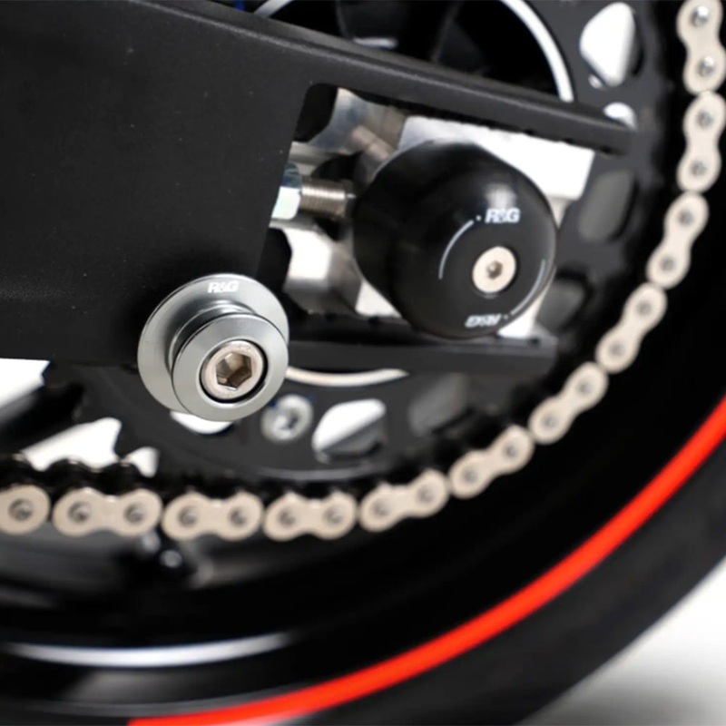 R&G Elevation Paddock Stand Bobbins M6 Black Elevation Series Paddock Stand Bobbins R&G ITBO001BK