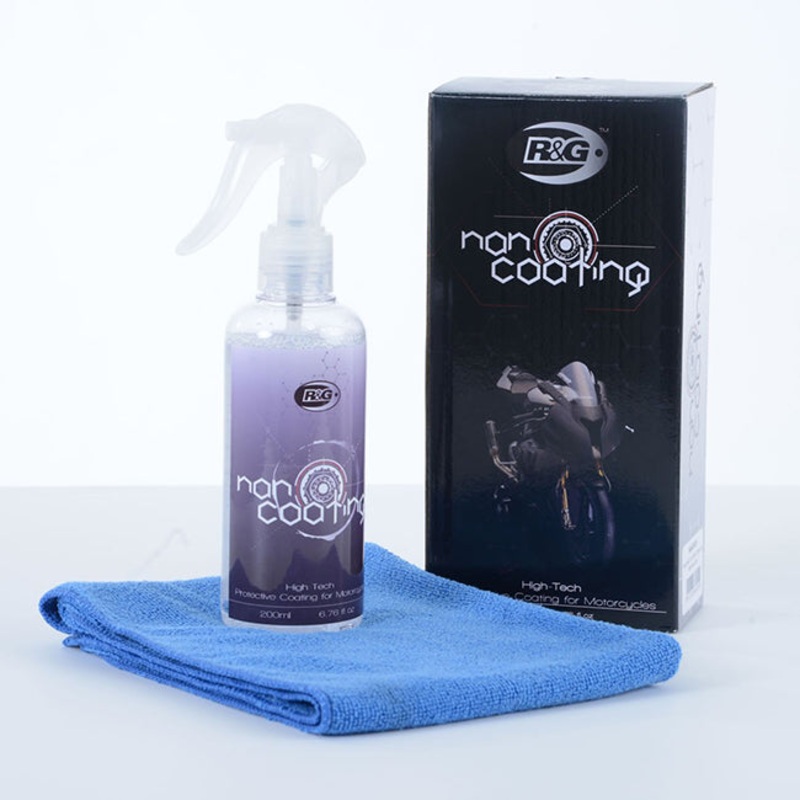 R&G Nano Coating Motorcycle Cleaner I R&G Nano Coating spray 200ml includes Microfibre Cloth