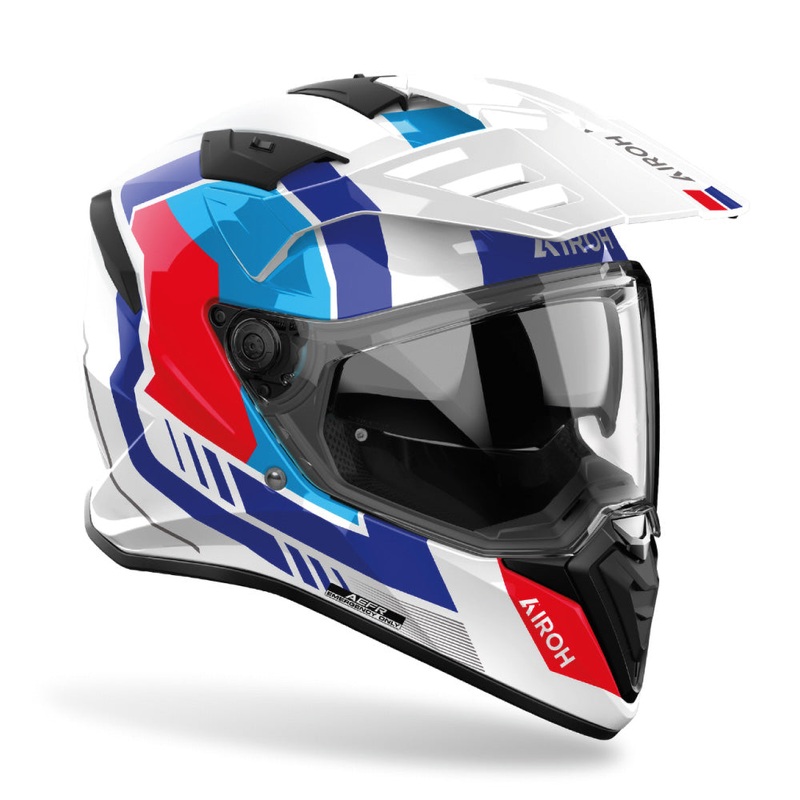 Airoh Bandit – Graphics S Bandit Horn White Gloss Helmet Airoh