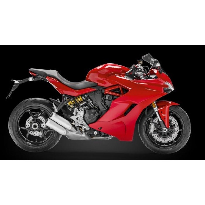 Ducati Supersport 939 Fairings (2017-2021) Red No Tank No Seat Cowl No Bolt Kit