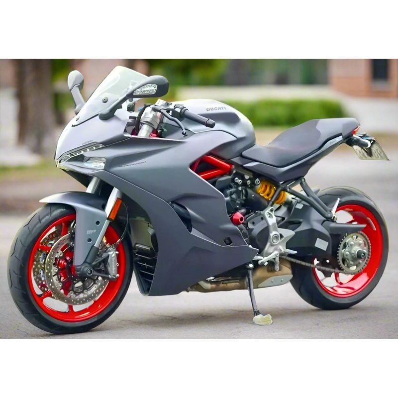Ducati Supersport 939S Fairings (2017-2021) Matte Black No Tank No Seat Cowl No Bolt Kit