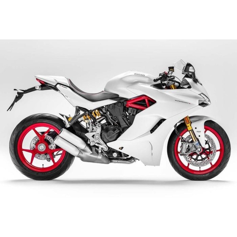 Ducati Supersport 939S Fairings (2017-2021) White No Tank No Seat Cowl No Bolt Kit