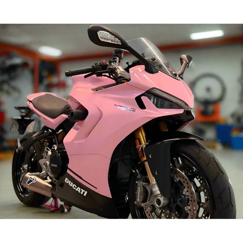 Ducati SuperSport 950 Fairings (2021-2024) Pink No Tank No Seat Cowl No Bolt Kit