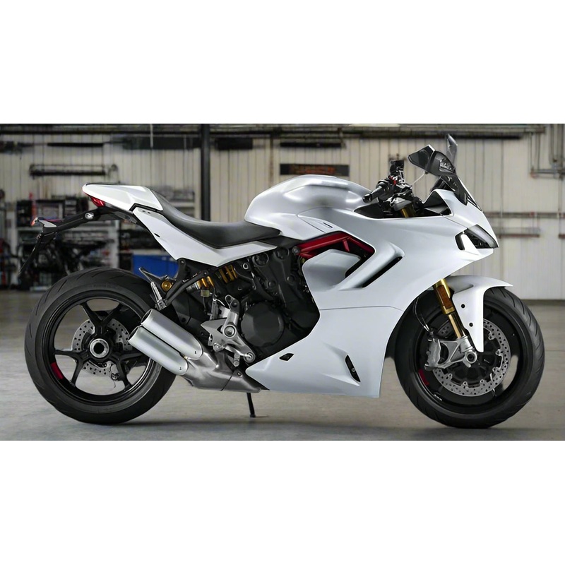 Ducati SuperSport 950S Fairings (2021-2024) All Pearl White No Tank No Seat Cowl No Bolt Kit