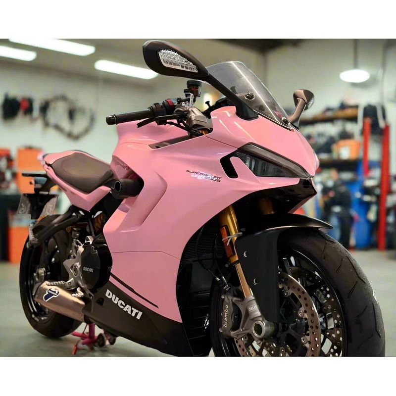 Ducati SuperSport 950S Fairings (2021-2024) Pink No Tank No Seat Cowl No Bolt Kit