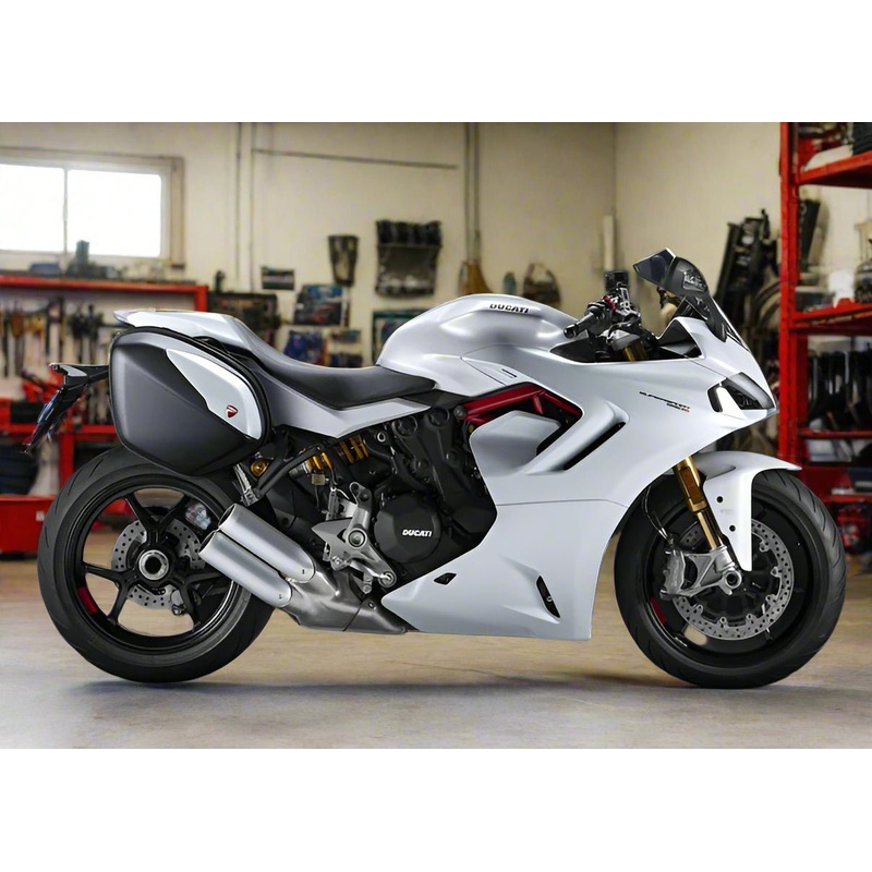 Ducati SuperSport 950S Fairings (2021-2024) White No Tank No Seat Cowl No Bolt Kit