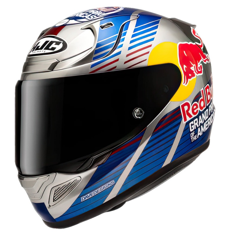 HJC RPHA 12 – Red Bull Austin GP II S RPHA12 RedBull Austin GP2 MC21 Road Helmet HJC