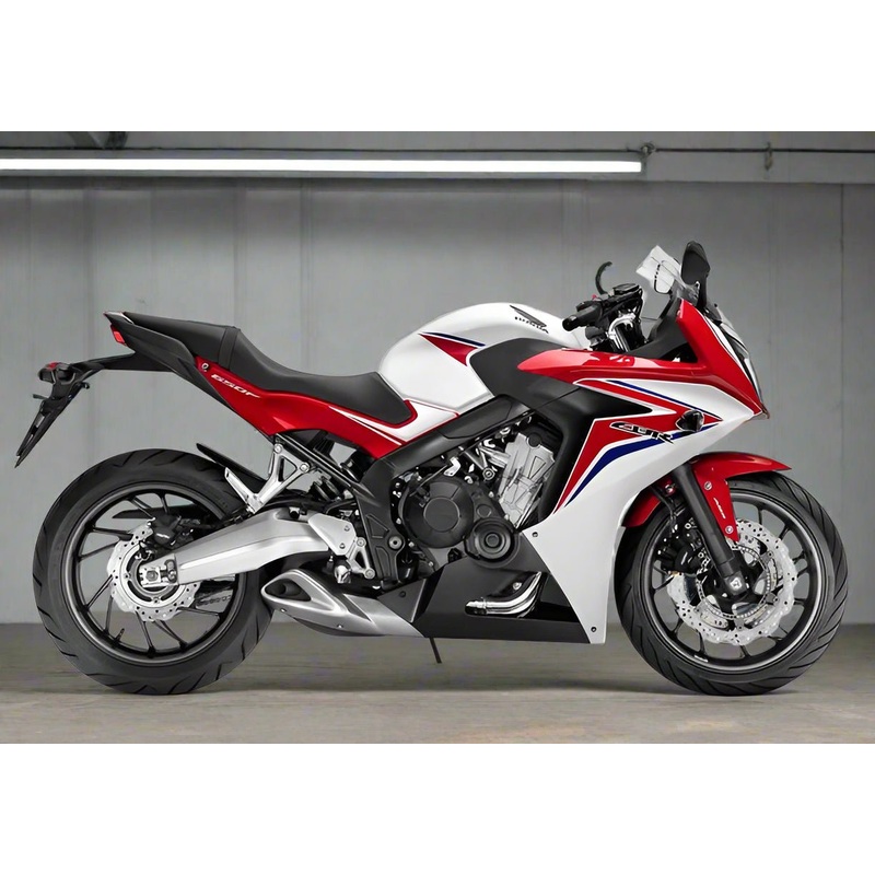 Honda CBR650F Fairings (2014-2016) Red, White, Blue No Bolt Kit Free Clear Windscreen