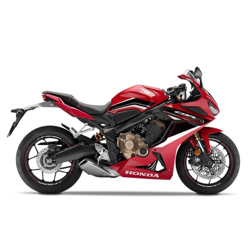 Honda CBR650R Fairings (2021-2023) Red, White, Black No Tank No Bolt Kit Free Clear Windscreen