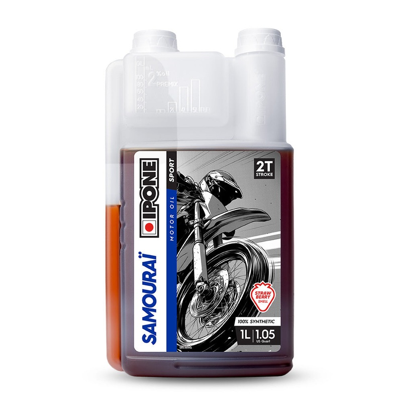 IPONE Samourai – 100% Synthetic Engine Oil 1L Samourai 100% Synthetic Ester Oil Scented IPONE ^