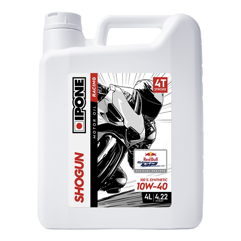 IPONE Shogun – 100% Synthetic Engine Oil 10W40 4L Shogun 100% PAO & Ester Synthetic Oil IPONE