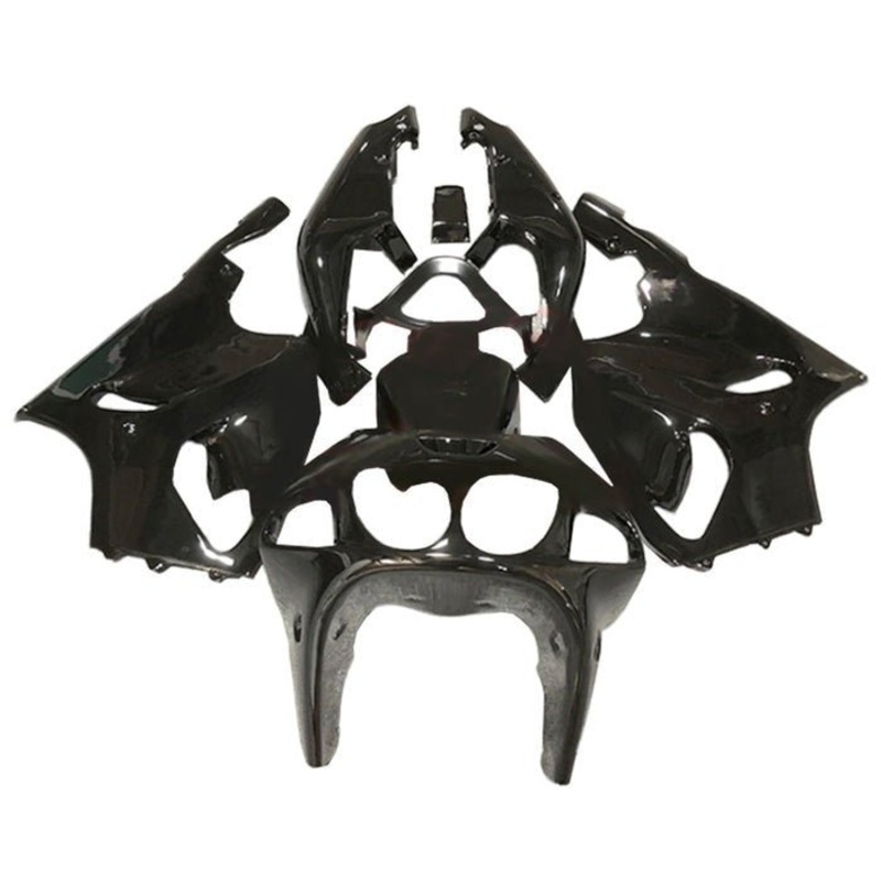 Kawasaki ZX-7R Fairings (1996-2002) Black Clear Windscreen: Free No Bolt Kit