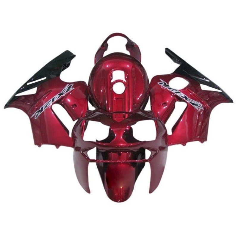 Fairing kit for a Kawasaki Ninja ZX12R (2000-2001) Dark Red, Black, White No Seat Cowl No Bolt Kit No Tank