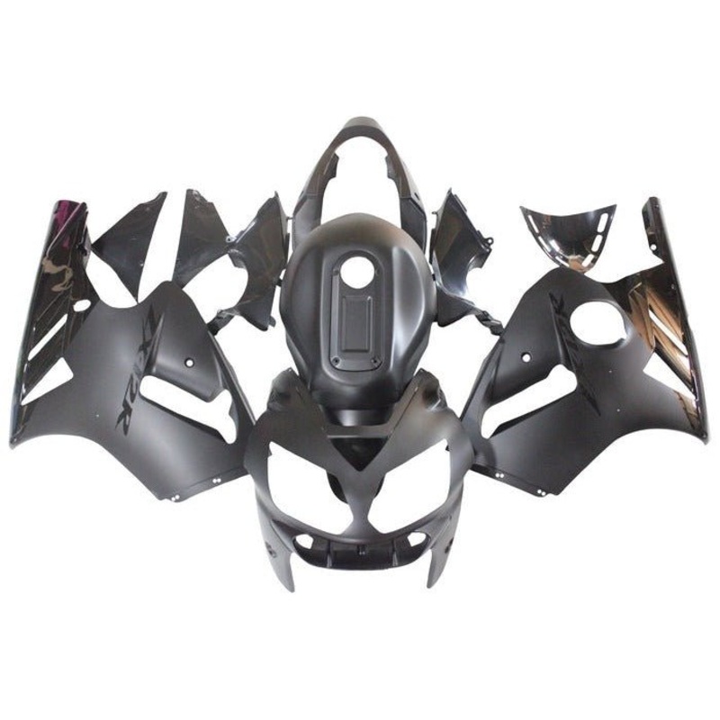 Fairing kit for a Kawasaki Ninja ZX12R (2000-2001) Matte Black, Gloss Black No Seat Cowl No Bolt Kit No Tank