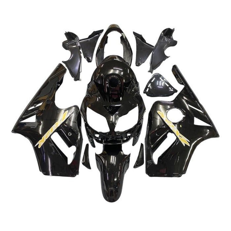 Fairing kit for a KAWASAKI NINJA ZX12R (2002-2006) Black, Gold No Seat Cowl No Bolt Kit No Tank