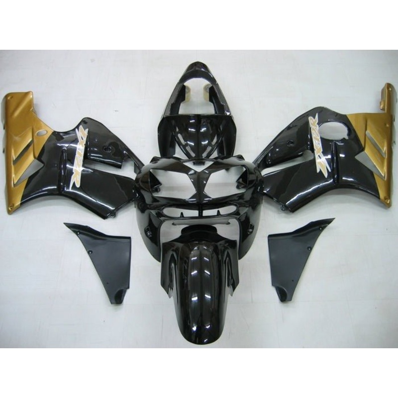 Fairing kit for a KAWASAKI NINJA ZX12R (2002-2006) Black, Gold, White No Seat Cowl No Bolt Kit No Tank