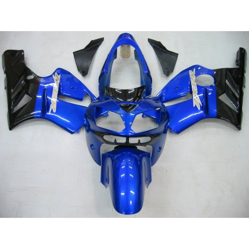 Fairing kit for a KAWASAKI NINJA ZX12R (2002-2006) Blue, Black, Gold No Seat Cowl No Bolt Kit No Tank