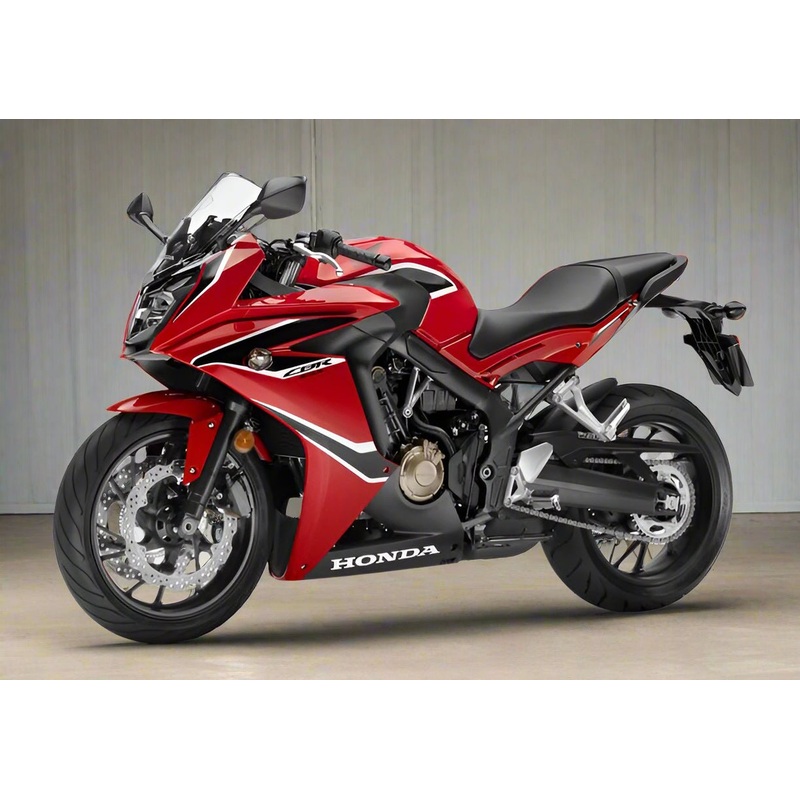 Honda CBR650F Fairings (2017-2018) Red, Black, White No Bolt Kit Free Clear Windscreen