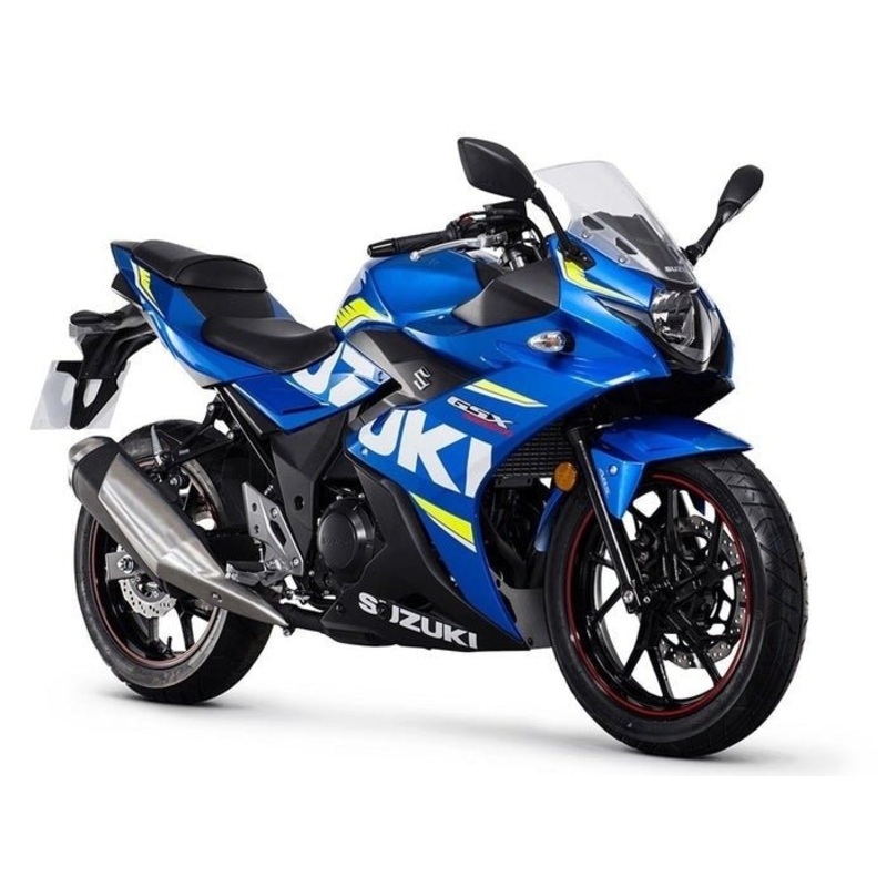 Suzuki GSX250R (2017-2021) Blue, White, Yellow Fairings No Seat Cowl No Bolt Kit No Tank