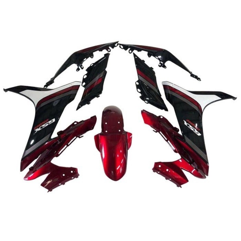 Suzuki GSX250R (2017-2021) Red, Black, Gray Fairings No Seat Cowl No Bolt Kit No Tank