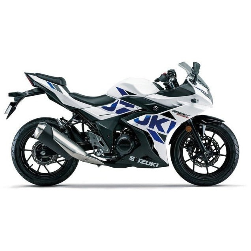 Suzuki GSX250R (2017-2021) White, Blue, Black Fairings No Seat Cowl No Bolt Kit No Tank