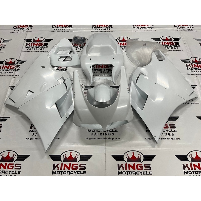 Ducati 748 (1994-2003) Unpainted Fairings Clear Windscreen: Free No Bolt Kit