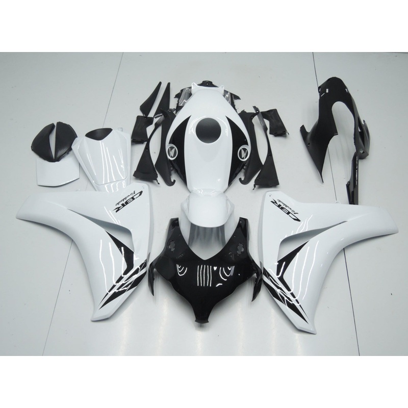Honda CBR1000RR (2008-2011) White & Black Fairings No Seat Cowl No Bolt Kit No Tank
