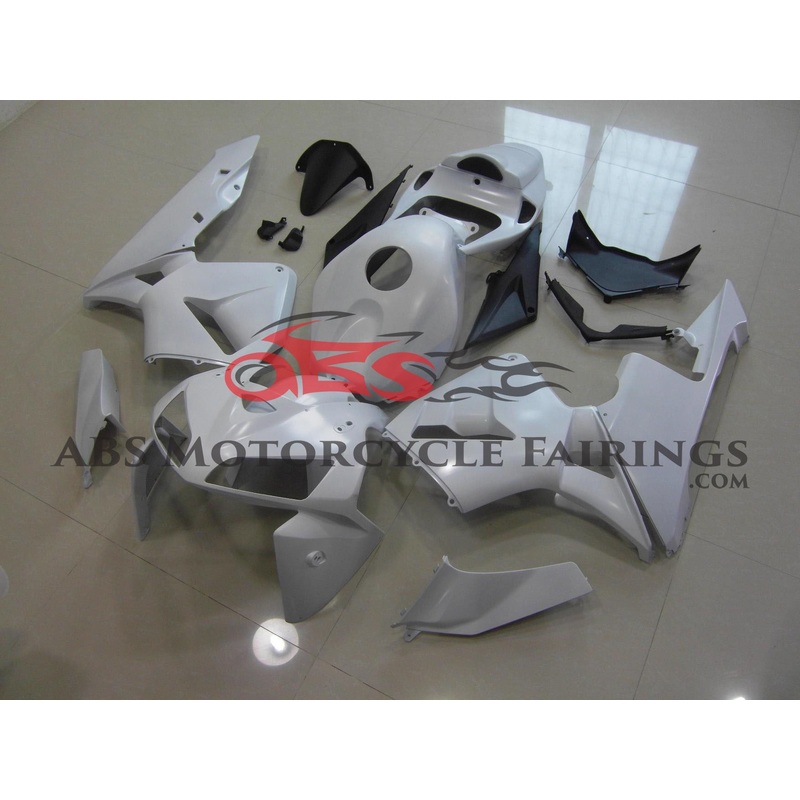 Honda CBR600RR (2005-2006) Matte White Fairings No Seat Cowl No Bolt Kit No Tank