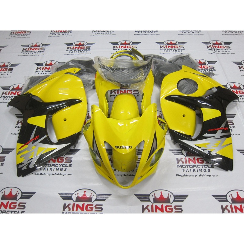 Suzuki GSX1300R Hayabusa (2008-2020) Yellow & Black Fairings No Seat Cowl No Bolt Kit No Tank