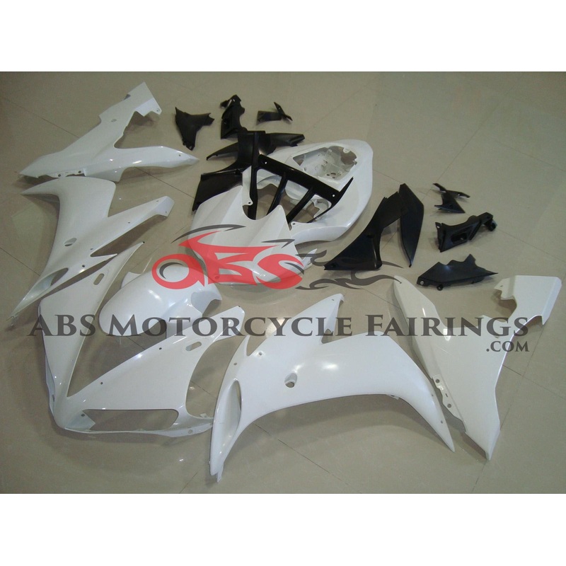 Yamaha YZF-R1 (2004-2006) White Fairings No Seat Cowl No Bolt Kit No Tank