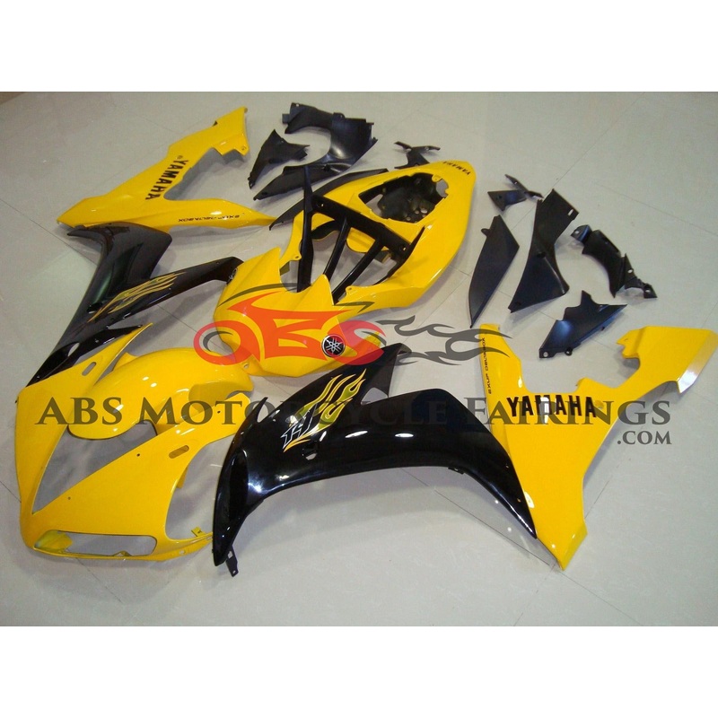 Yamaha YZF-R1 (2004-2006) Yellow & Black Fairings No Seat Cowl No Bolt Kit No Tank