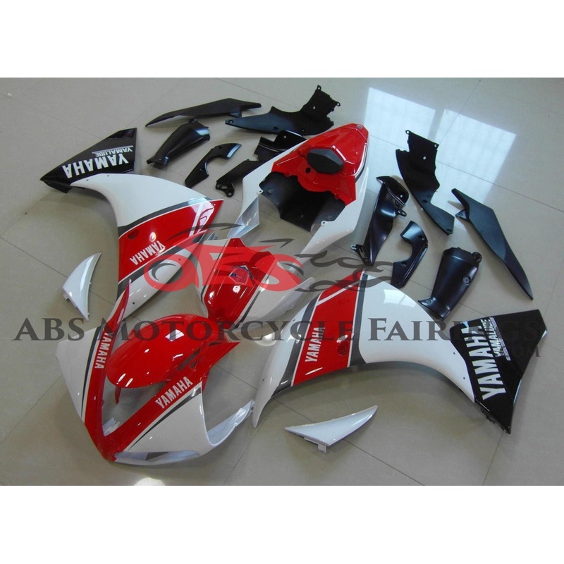 Yamaha YZF-R1 (2009-2011) Red, White, Black Fairings No Seat Cowl No Bolt Kit No Tank