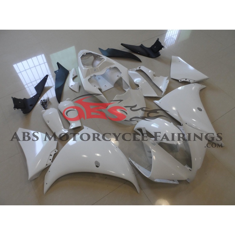Yamaha YZF-R1 (2012-2014) White Fairings No Seat Cowl No Bolt Kit No Tank