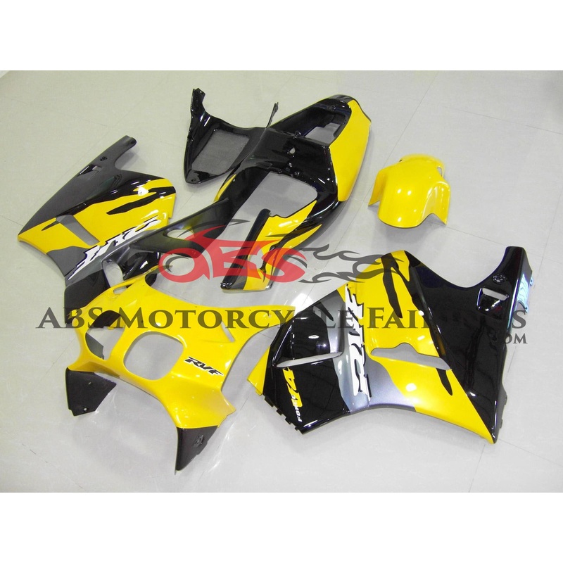Yellow & Black 1994 Honda RVF400R NC35 Yellow & Black Clear (Injection Mold) Select Bolt Kit