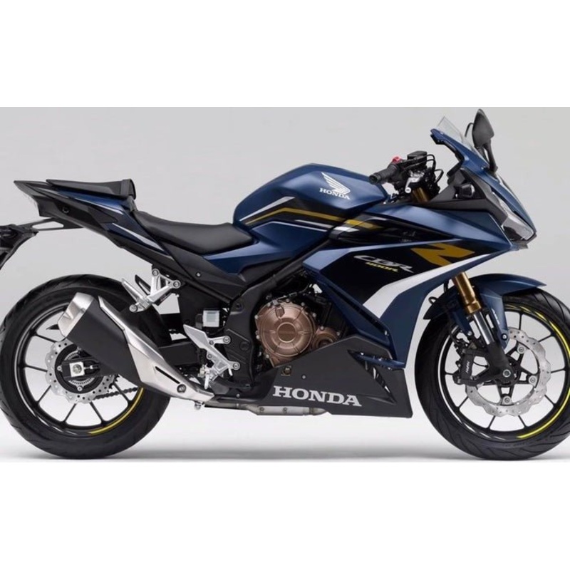 Honda CBR400R Fairings (2022) Matte Blue, Black, Gold, White No Seat Cowl No Bolt Kit No Tank