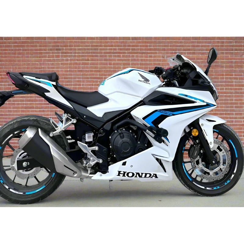 Honda CBR400R Fairings (2022) White, Blue, Black No Seat Cowl No Bolt Kit No Tank