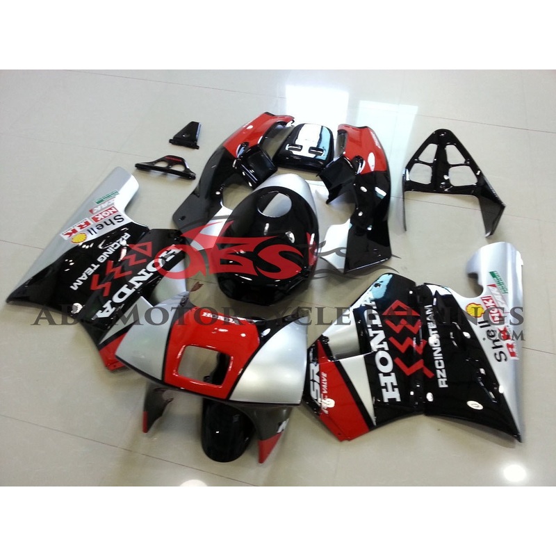 Seed Black & Red 1989 Honda NSR250R MC18 Seed Black & Red Clear (Injection Mold) Select Bolt Kit