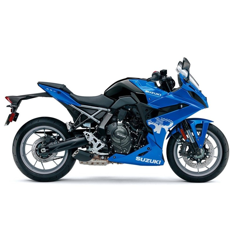 Suzuki GSX-8R Fairings (2024-2025) Blue Free Clear Windscreen No Bolt Kit