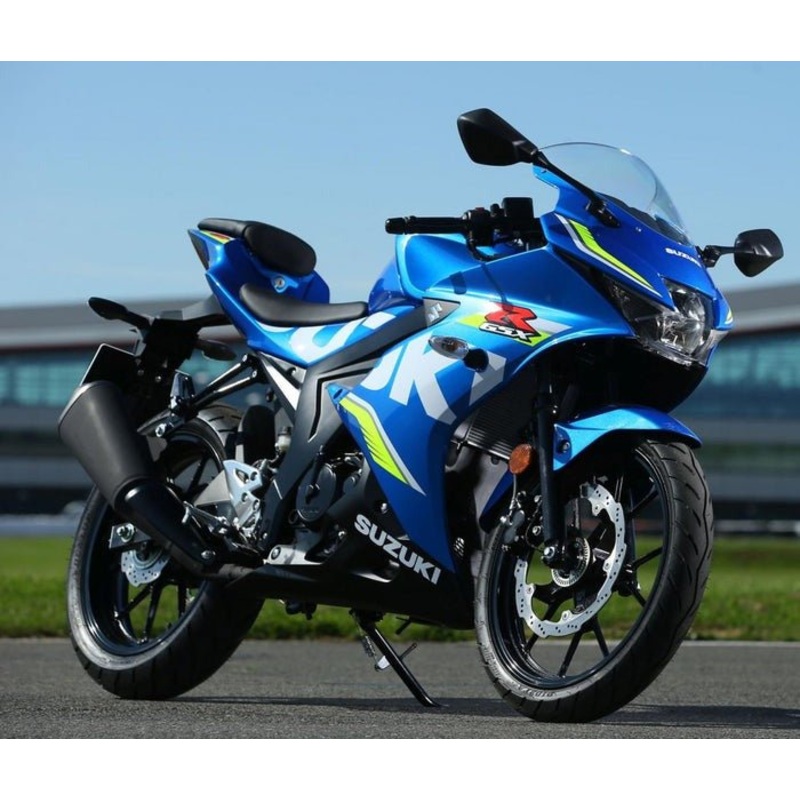 Suzuki GSXR125 Fairings (2017-2025) Blue Free Clear Windscreen No Bolt Kit