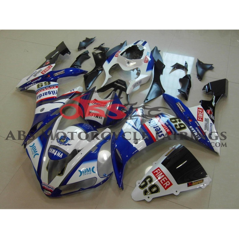 Yamaha YZF-R1 (2004-2006) White, Blue Sterilgarda Fairings No Seat Cowl No Bolt Kit No Tank