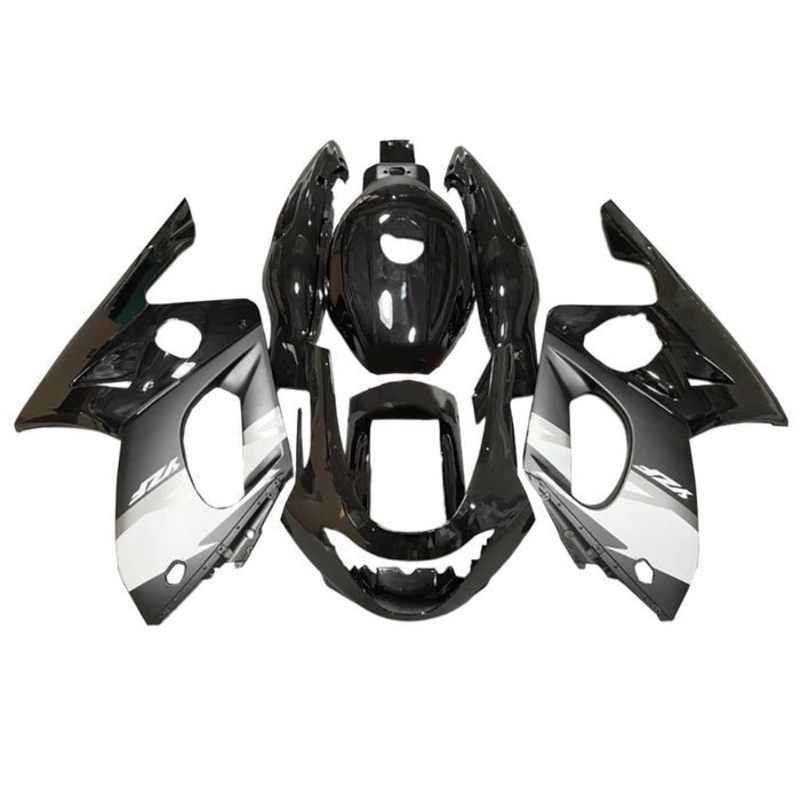 YAMAHA YZF600R (1998-2007) Black, Matte Black, White, Gray Fairings Clear Windscreen: Free No Bolt Kit No Tank Cover