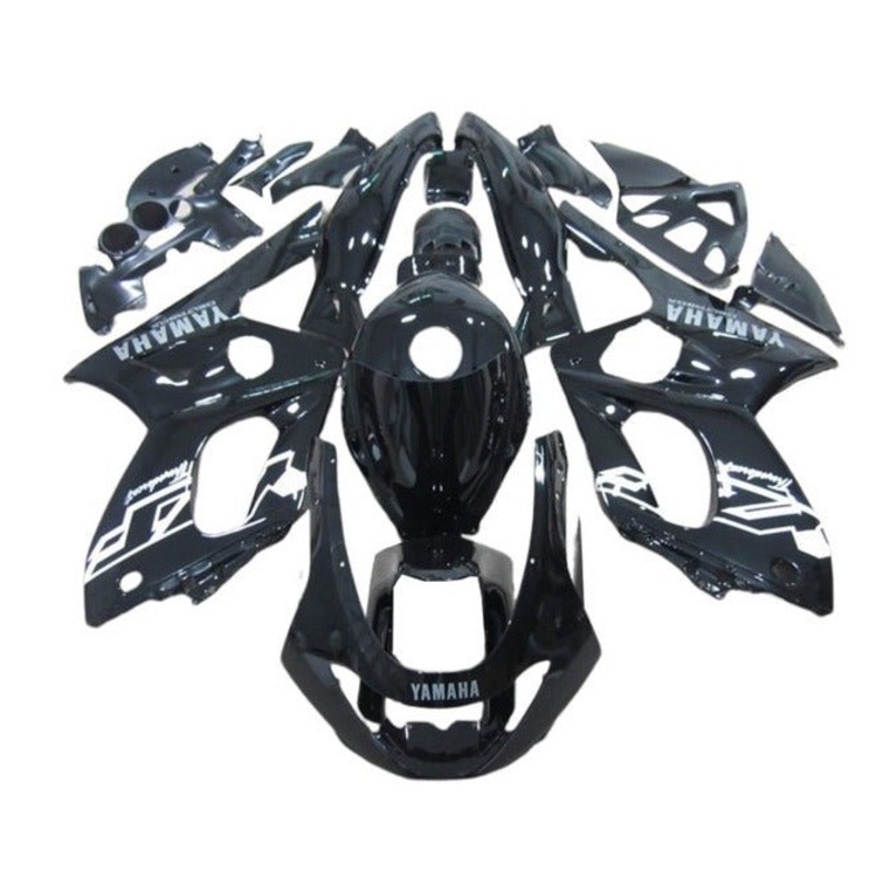YAMAHA YZF600R (1998-2007) Black, White, Gray Fairings Clear Windscreen: Free No Bolt Kit No Tank Cover