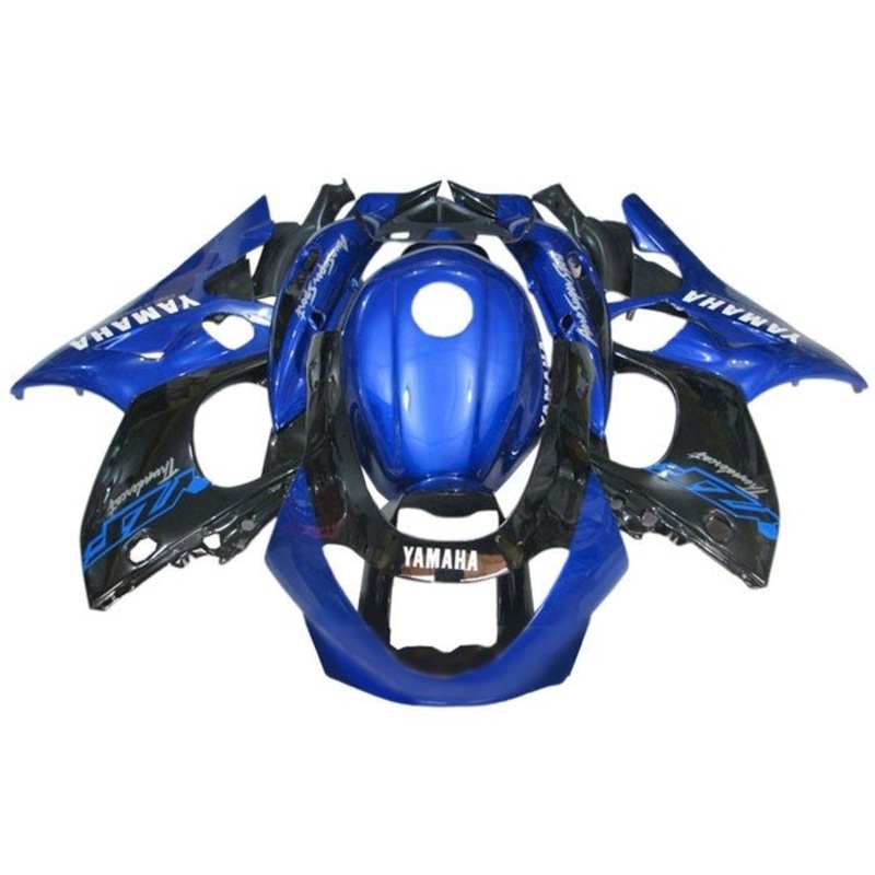 YAMAHA YZF600R (1998-2007) Blue, Black, White Fairings Clear Windscreen: Free No Bolt Kit No Tank Cover