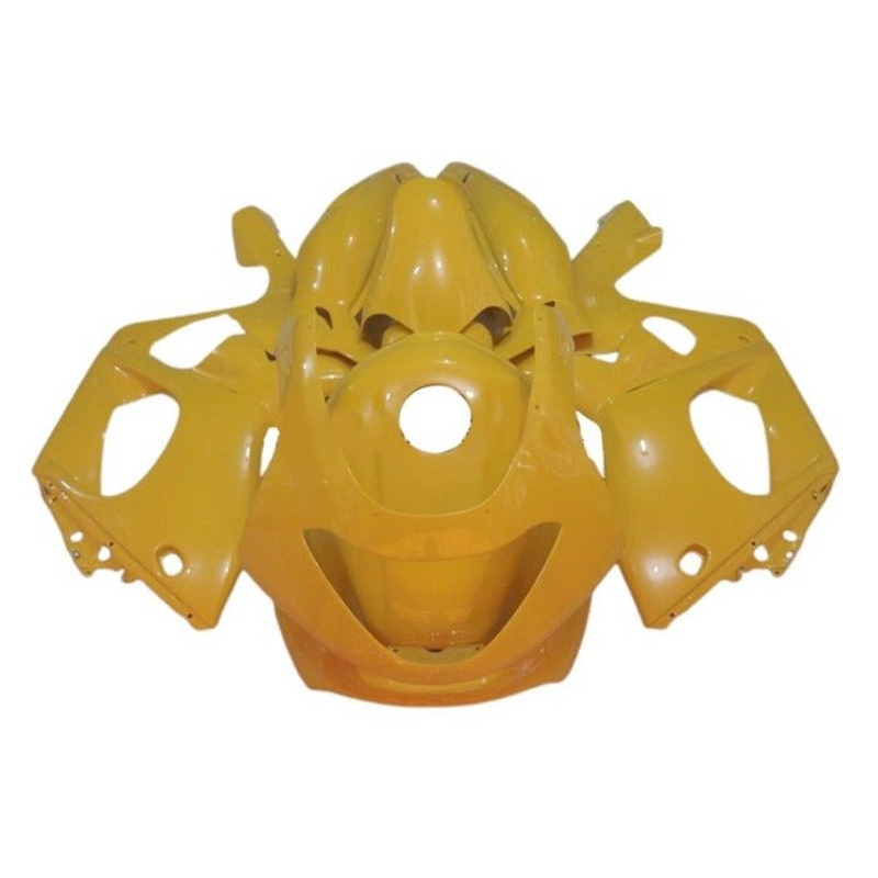 YAMAHA YZF600R (1998-2007) Yellow Fairings Clear Windscreen: Free No Bolt Kit No Tank Cover