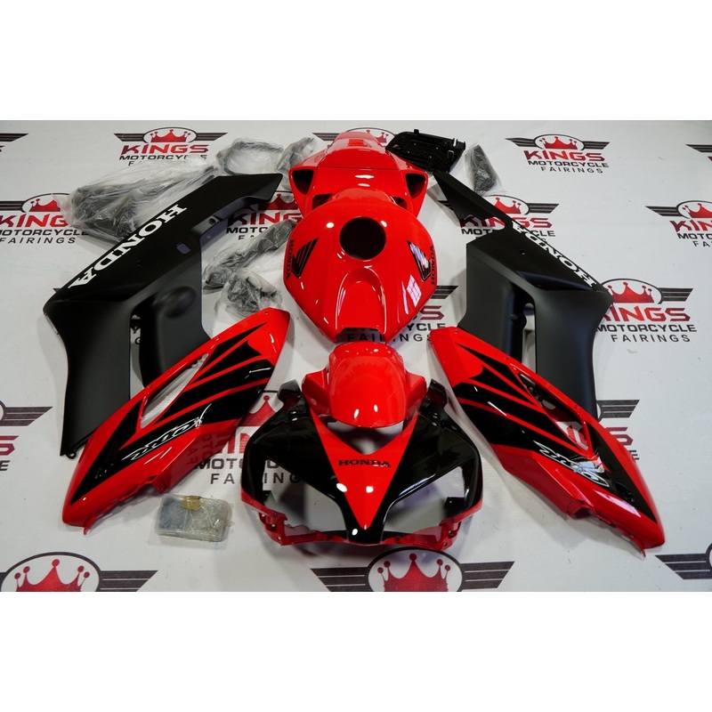 Honda CBR1000RR (2004-2005) Black & Red Fairings No Seat Cowl No Bolt Kit No Tank